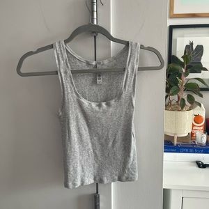 Skims Cotton Rib Tank Sz M